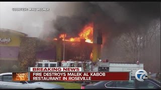 Massive fire breaks out at Roseville restaurant