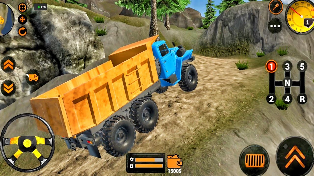 Backhoe Loader JCB Simulator Gameplay - Indian Vehicles Truck JCB Driving - Android Gameplay