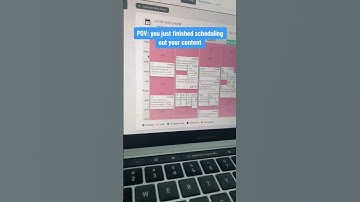 POV: you just finished scheduling out your content 🤩