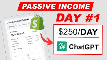 How To Make $250/Day PASSIVE INCOME With ChatGPT Using Shopify
