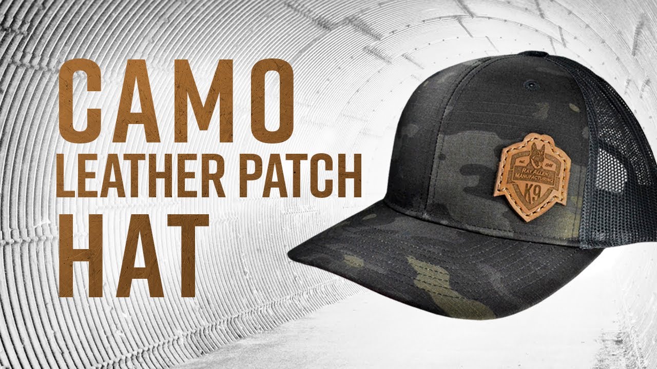 RAM Camo Leather Patch Hat | Ray Allen Snap Back Hat | Logo Ball Cap