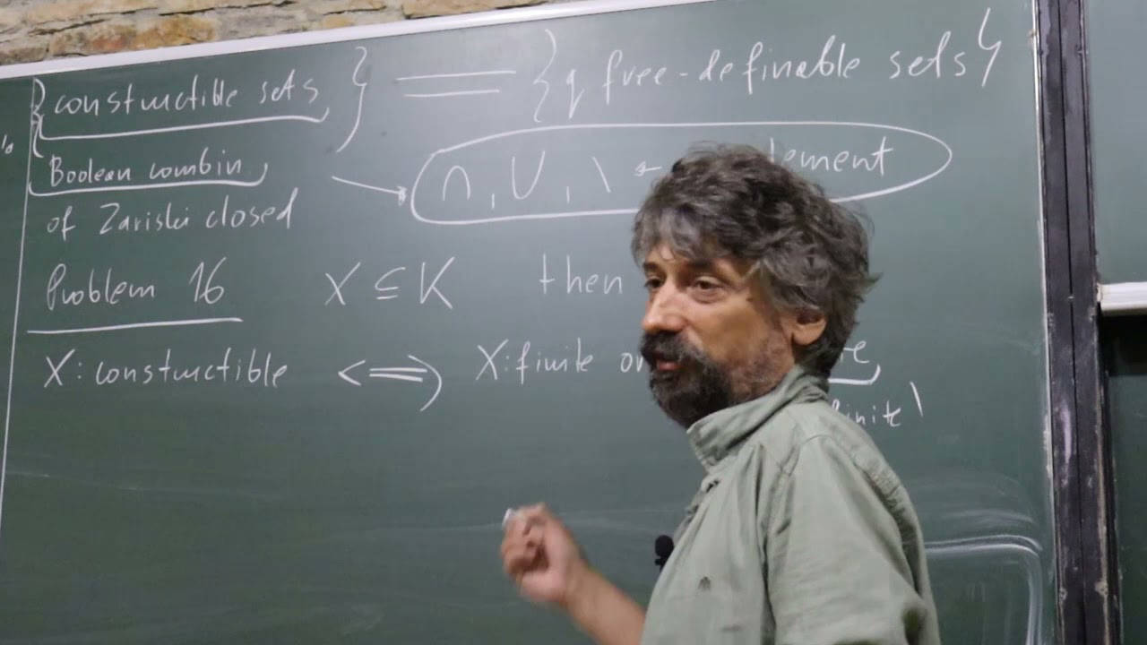 Online Courses #11 - "Model Theory (Quantifier Elimination I)" by Piotr Kowalski
