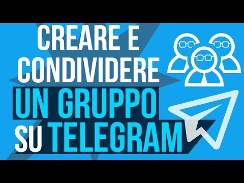 Come creare e condividere un gruppo su Telegram