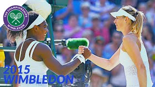 Serena Williams vs Maria Sharapova - 2015 Wimbledon SF Highlights