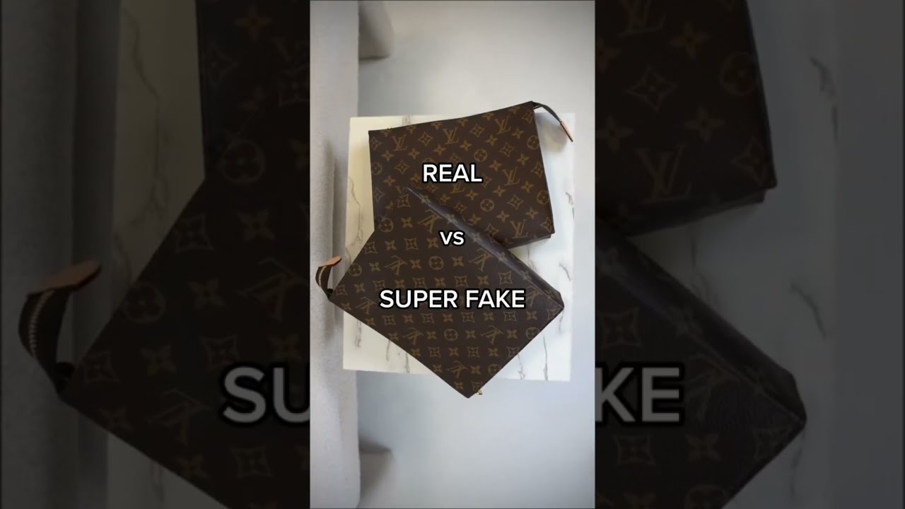 How to authenticate Louis Vuitton Toiletry 26 #realvsfake #luxury  #louisvuitton #fashion 