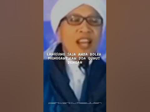 bagaimana jika tidak hafal doa qunut? #short - YouTube