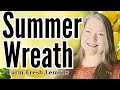 Summer wreath farm fresh lemons stunning lemon wreath how to make a summer wreath quick easy wreath