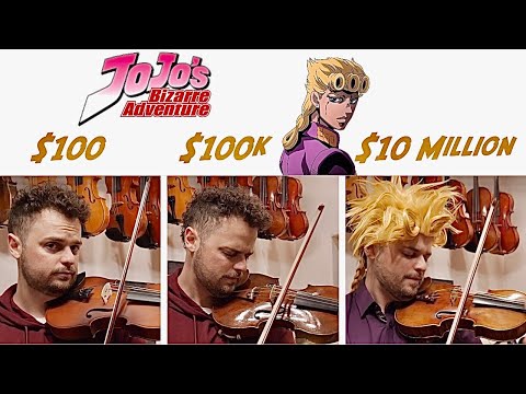 giorno's-theme-on-6-levels-of-violin:-$100-to-$10-million