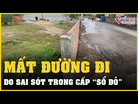 Video Cấp 'sổ đỏ' không đo đạc, tự ý chỉnh lý bản đồ khiến... - youtube
