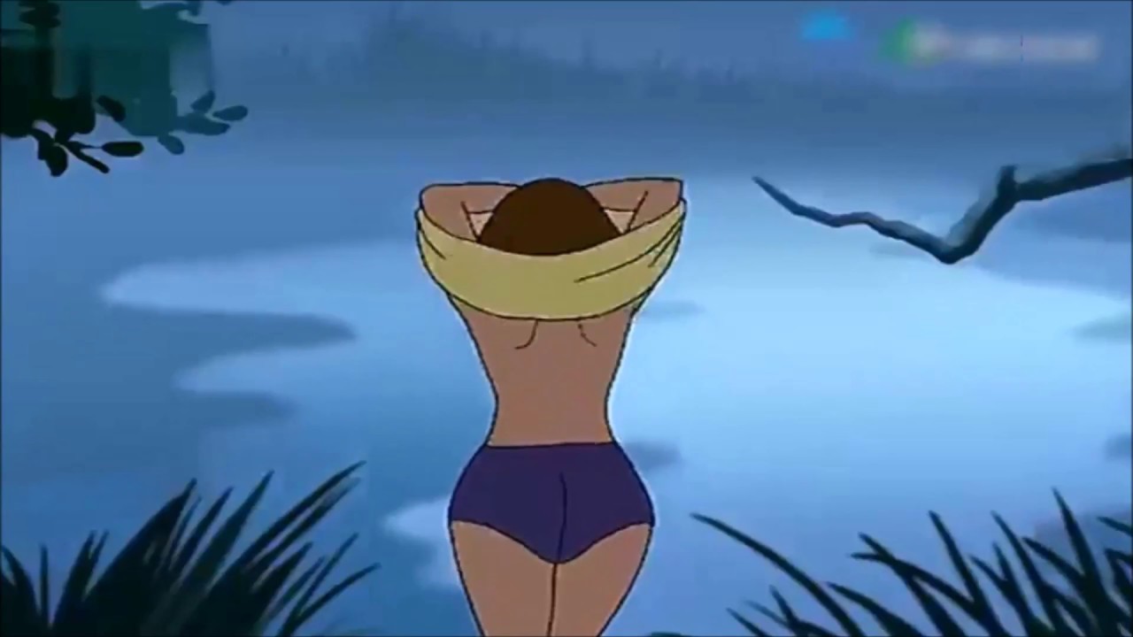 Anime girl Kuntashi gets undressed for a swim HD - YouTube.