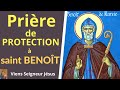 Prière de SAINT BENOIT PROTECTEUR contre les ennemis, contre le mal - Prière de PROTECTION DIVINE