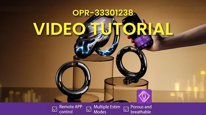 OPR 33301238: Video Tutorial Electric Shock Chastity Cage Manual Lock