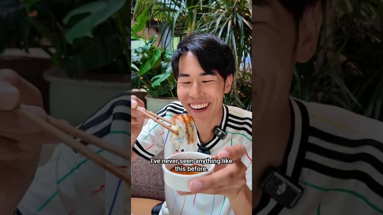 american sushi just one of the friends we made along the way #YouTubePartner