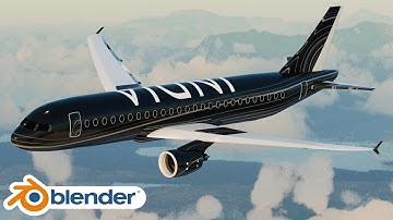 Cinematic Airplane Animation | Blender 3D | Render Engine - Cycles