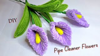 How To Make Cute Pipe Cleaner Flowers | DIY tutorial