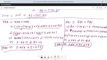 calculate voltage drop in AC distributor