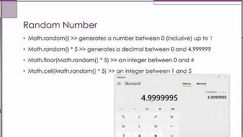 Timers and Random Numbers