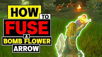 How to Fuse a Bomb Flower Arrow in Tears of the Kingdom #zelda #thelegendofzelda