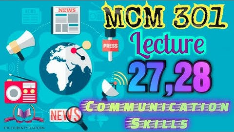 MCM 301 Lecture 27,28 Short VU Lectures