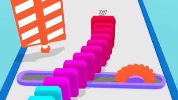 BEST MAX SCORE in Domino Runner 3D! Gameplay Android,ios (Levels 1-4)