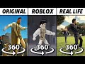 360° VR Metro Man Edit Original vs Roblox vs Real Life