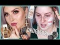 Drugstore FIRST IMPRESSIONS 🤯 Full Face of Affordable Makeup!!