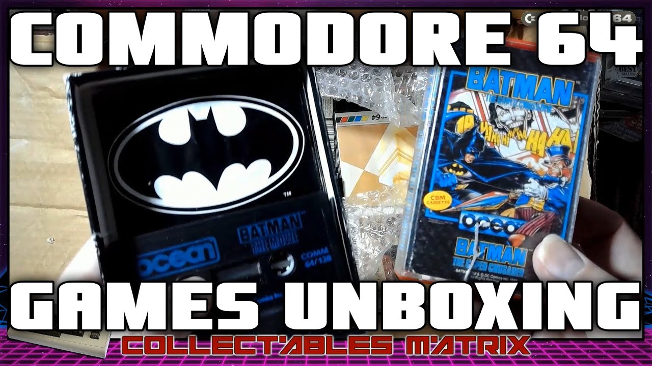 Commodore 64 Games Unboxing C64 Cassette Tape Games YouTube