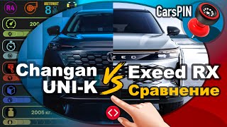Сравнение автомобилей: 2022 Changan UNI-K VS 2023 Exeed RX