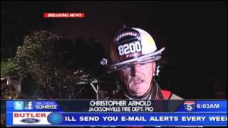 BREAKING NEWS: Jacksonville House Fire Prompts 3-Alarm Response - Jul 16th, 2013
