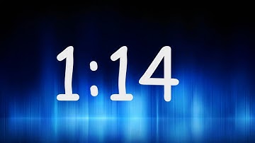 1:14 Minutes Timer / Countdown from 1min 14sec
