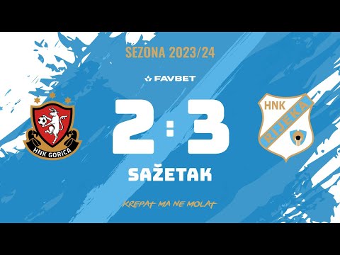 Gorica - Rijeka 2:3, sažetak - 4. kolo (2023./2024.)