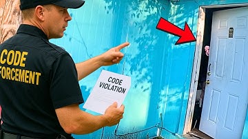 She was being THREATENED by CODE ENFORCEMENT