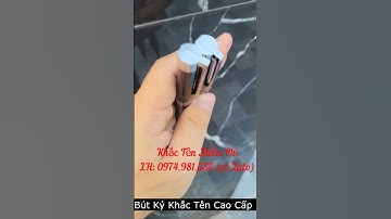 Bút ký cao cấp khắc tên làm quà tặng đẹp và ý nghĩa #shorts #butkycaocap #butky #butki #khắc_tên