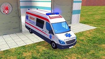 Ambulance Robot City Rescue Game _ Xe cứu Thương Biến Hình Robot _ android gameplay