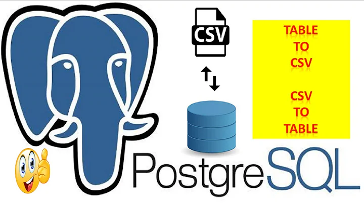 How To Export Table Data Into A CSV File And Import Data From CSV File In PostgreSQL Using pgAdmin