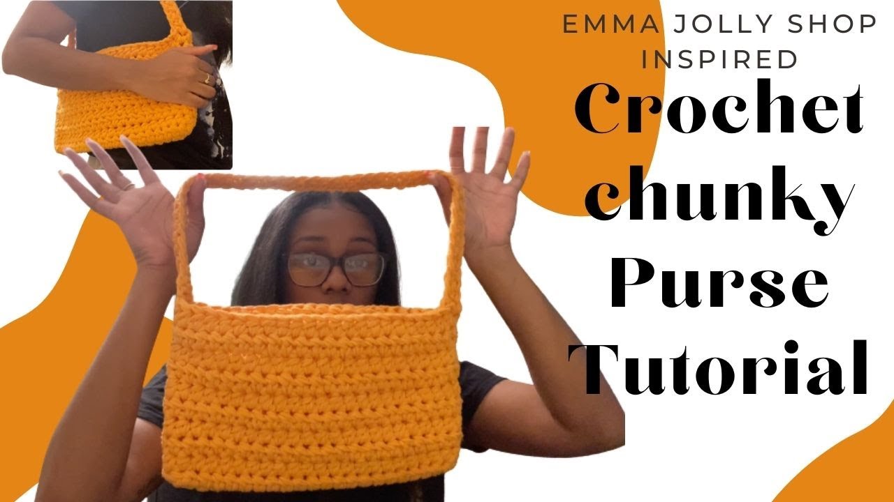 chunky yarn crochet bolsa pattern