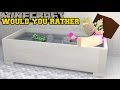 Minecraft: WOULD YOU RATHER?! (POPULARMMOS & GAMINGWITHJEN EDITION!) - Mini-Game