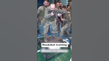 Training voor speciale troepen met een headshot