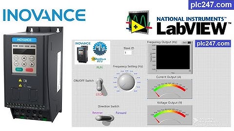 LabView "Modbus RTU" Inovance MD200 Tutorial