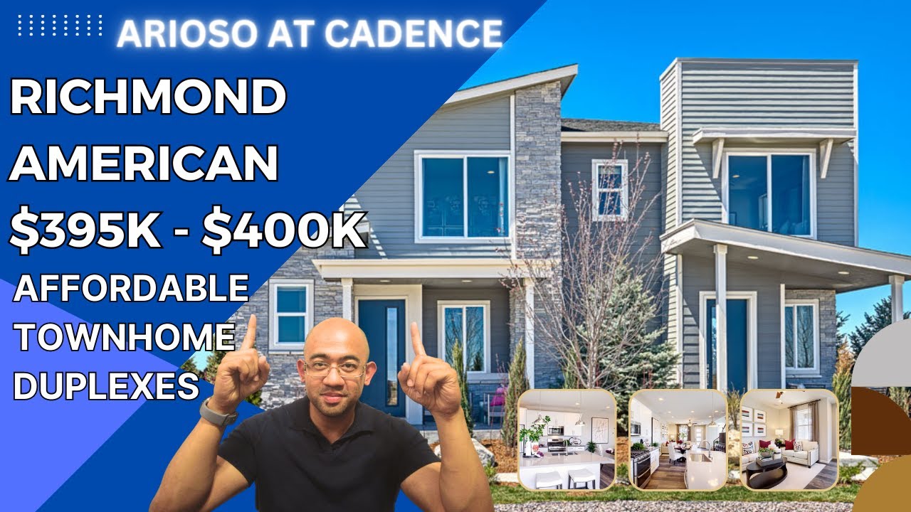 Las Vegas New Build Homes Richmond American Townhome Duplexes