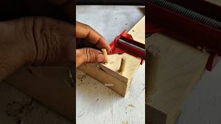 Strong Wood Joinery with Dowel Locking #woodworking #tips