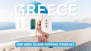 PERFECT Greece Island Hopping Itinerary: 7 Days in Santorini, Milos, & Athens!
