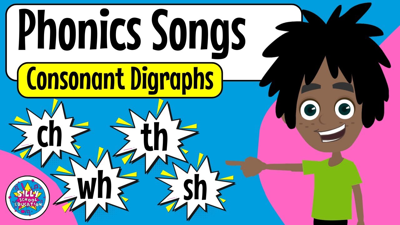 Learn ch, sh, th & wh Digraphs | Phonics Song Compilation for Kids