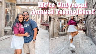 We Got Universal Studios Hollywood Annual Passes! | Universal Vlog 1