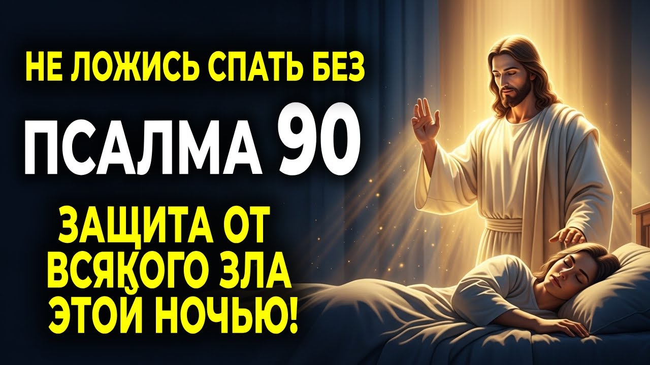 НЕ ЛОЖИСЬ СПАТЬ, НЕ ПОСЛУШАВ ЭТОТ ПСАЛОМ 90 — МОЩНАЯ МОЛИТВА ЗАЩИТЫ, ПОКА ТЫ СПИШЬ!