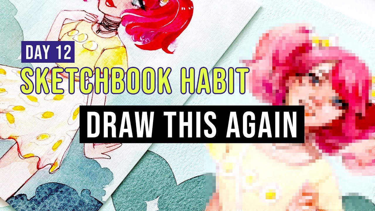 Draw This Again 2016 vs 2020 | Sketchbook Habit Day 12 - YouTube