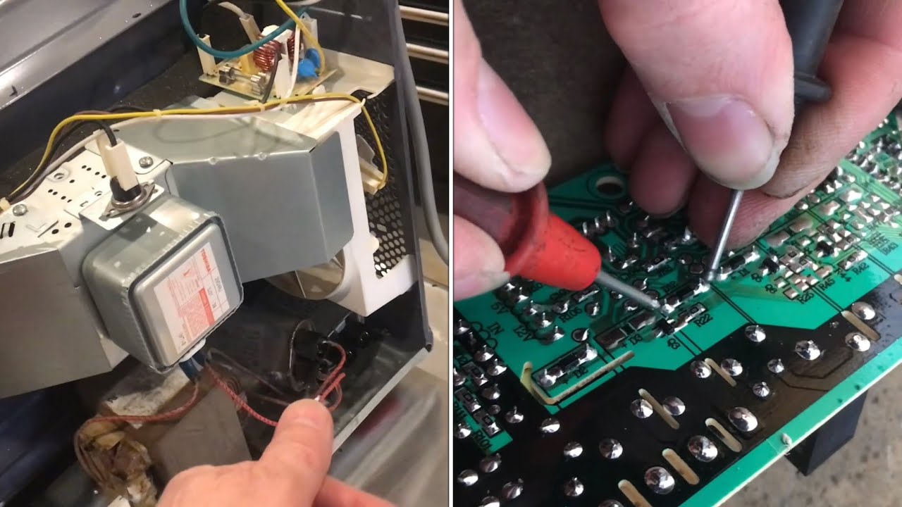 diagnostic “tests” for a MICROWAVE OVEN (troubleshooting) top reasons