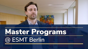 Master Programs at ESMT Berlin