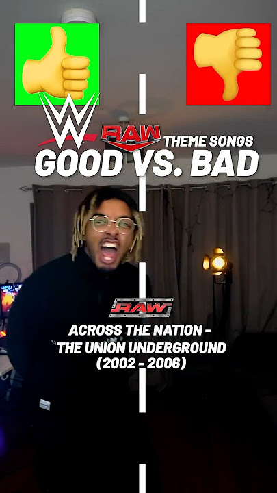 GOOD vs BAD WWE RAW Theme Songs! 🟢🔴 #wwe