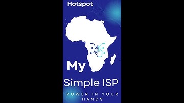 My Simple ISP – Hotspot Management Made Simple!